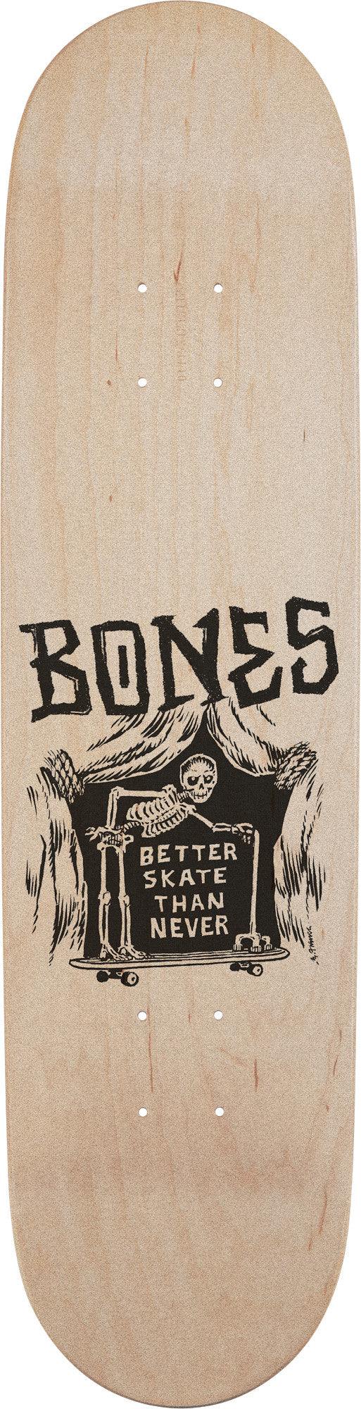 BONES Wheels "Better Sk8 Than Never" 10.5" Clear Graphic Grip Tape