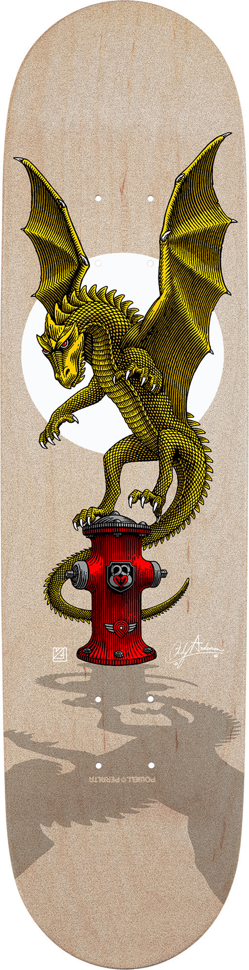 Powell Peralta Andy Anderson Hydrant 10.5" Clear Skateboard Grip Tape