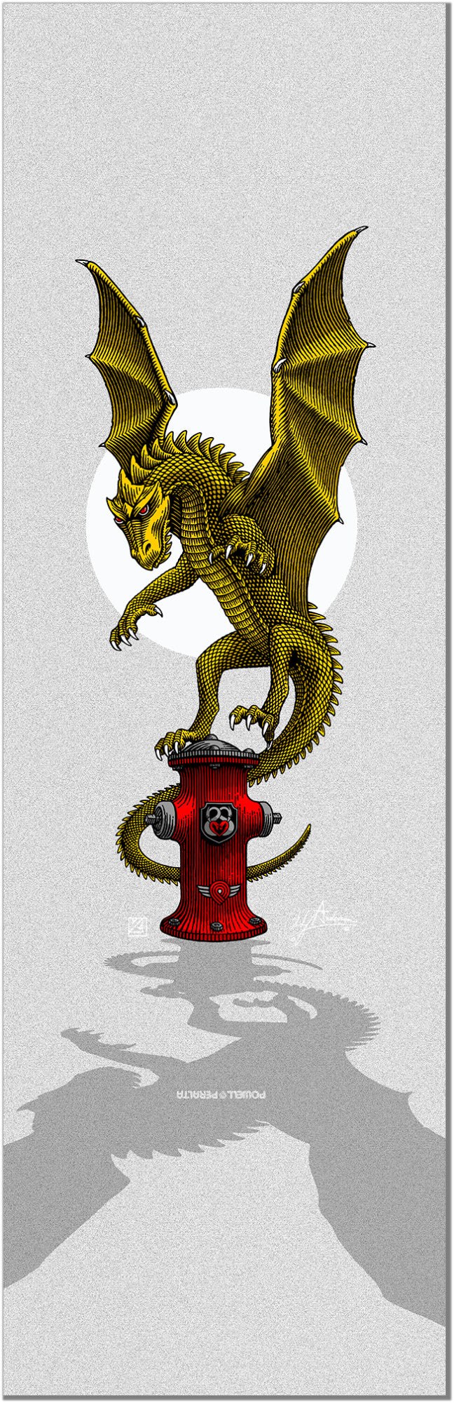 Powell Peralta Andy Anderson Hydrant 10.5" Clear Skateboard Grip Tape