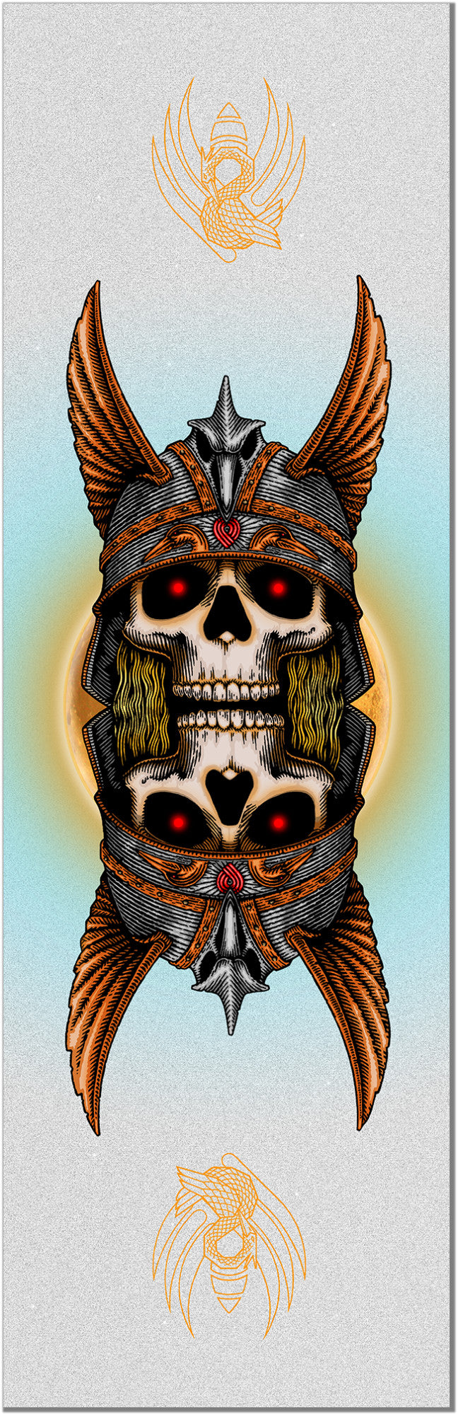 Powell Peralta Andy Anderson Skull Egg 10.5" Clear Skateboard Grip Tape