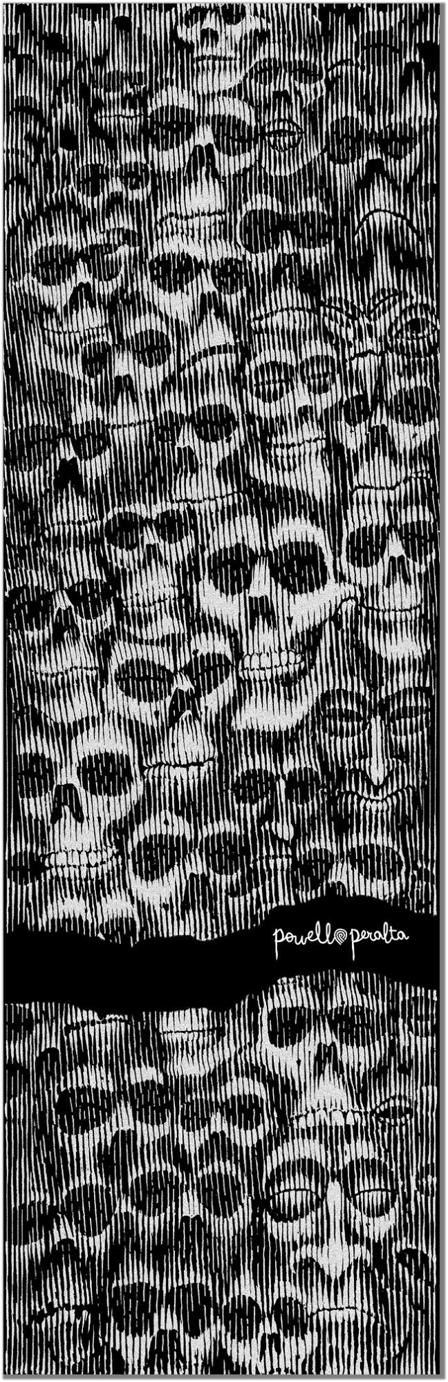 Powell Peralta Color Me Skullz 10.5" Clear Skateboard Grip Tape