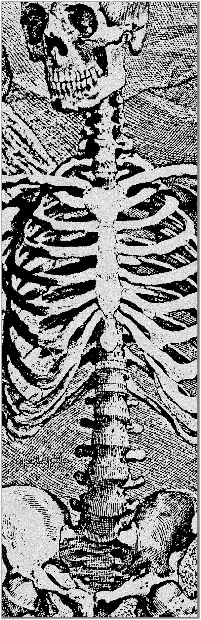 Powell Peralta SAS Skeleton 10.5" Clear Skateboard Grip Tape