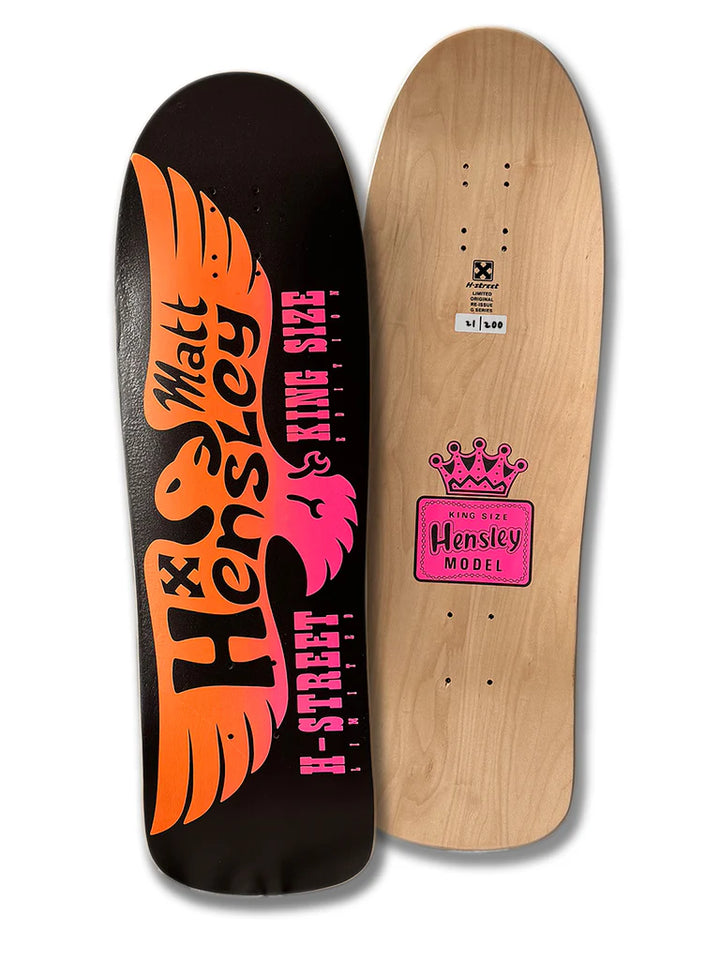 H-Street MATT HENSLEY KINGSIZE LE EAGLE, G SERIES Skateboard Deck