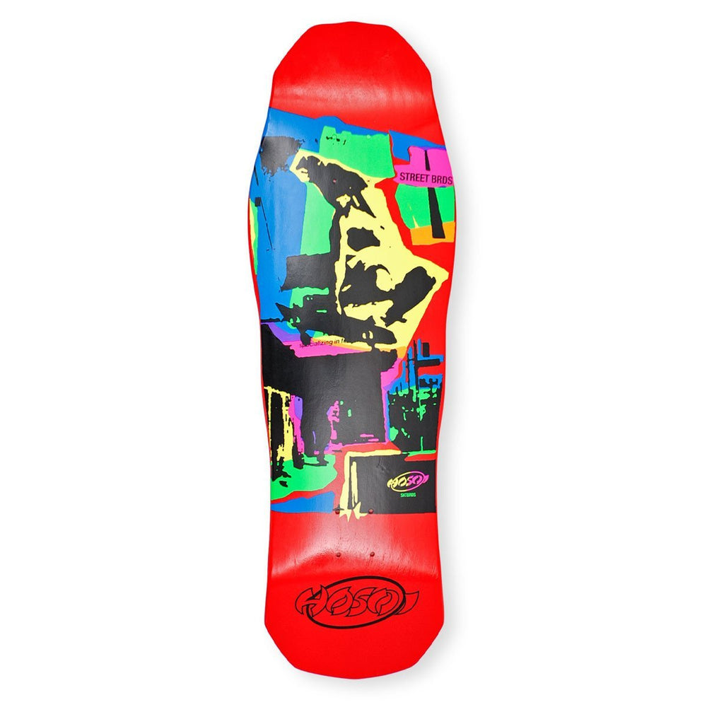 Hosoi Pop Art 87 Red 10" Skateboard Deck