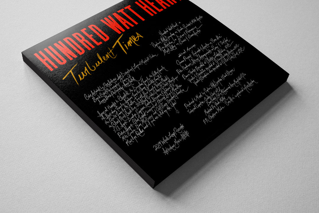 Hundred Watt Heart - Turbulent Times (Limited Edition, 180 Gram Clear Vinyl) [Vinyl]