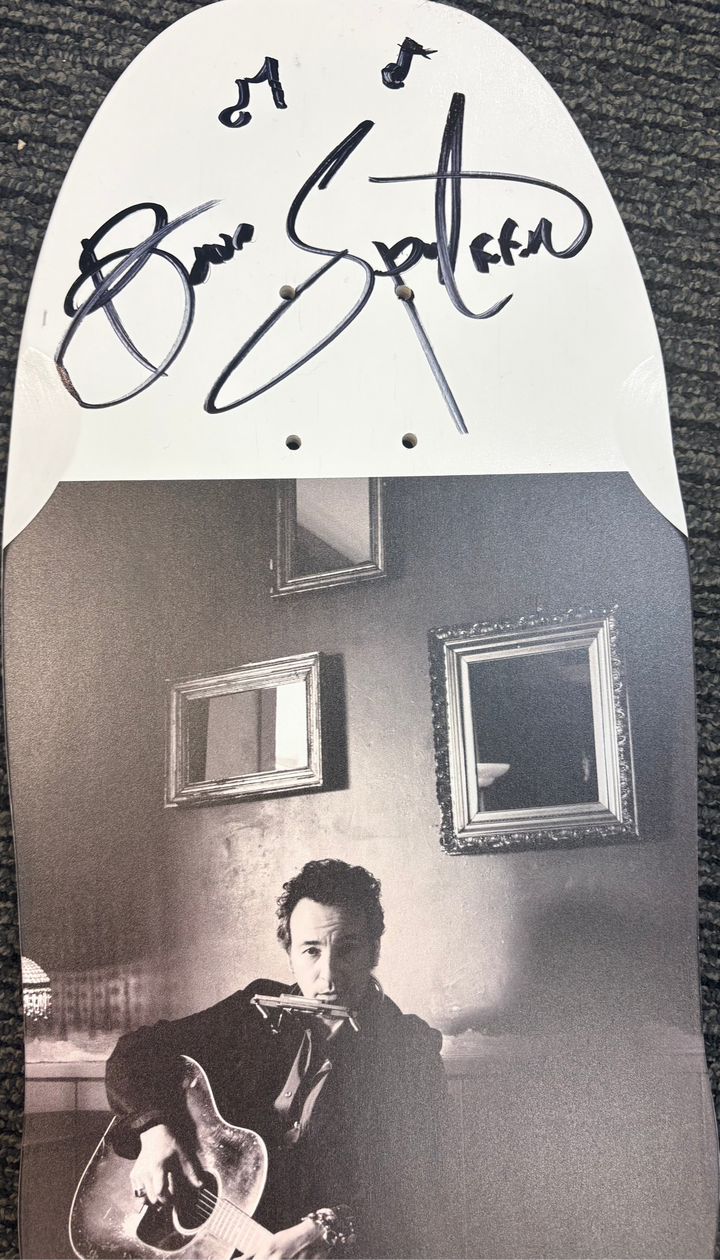 Street Plant Bruce Springsteen [Autographed] 3x Skateboard Deck Set (Mike Vallely Personal)