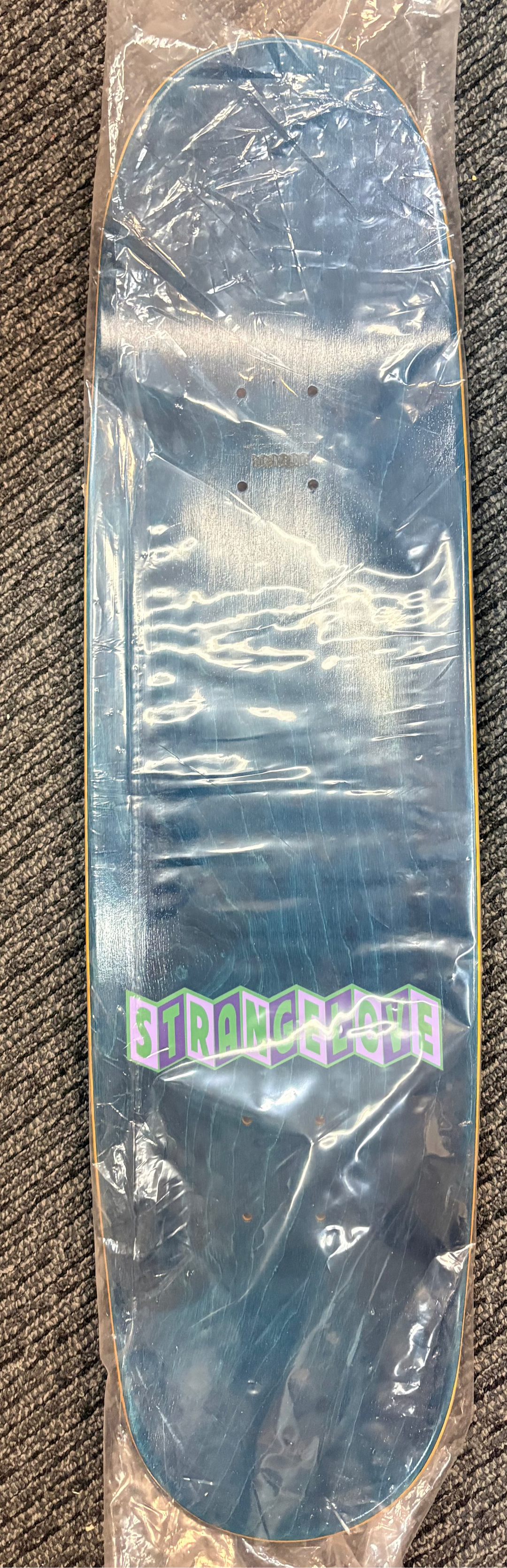 STRANGELOVE Strawberry Cough Deck - FLOCKED  Pink 8.875" Skateboard Deck
