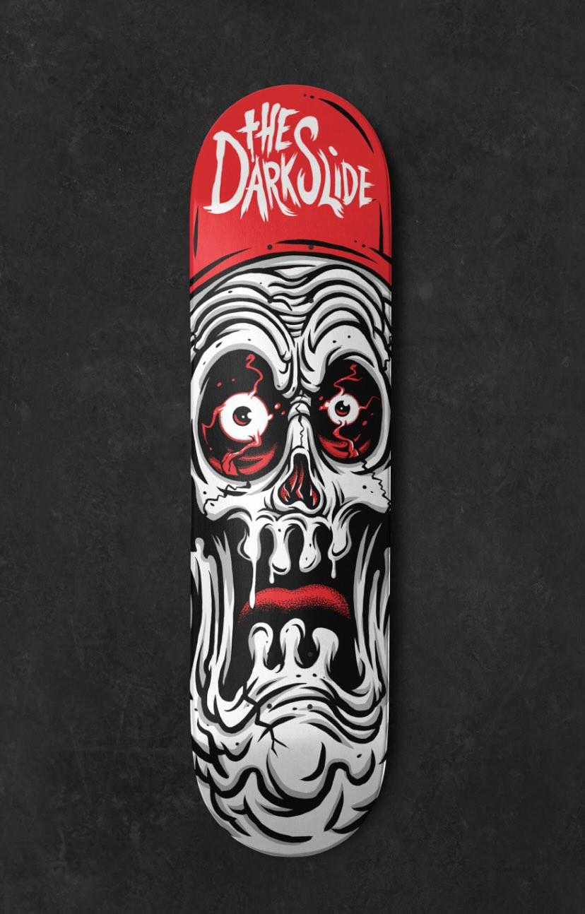 *Pre-Order* The Dark Slide x Tim Baron "Ghoul Skull" Skateboard Deck