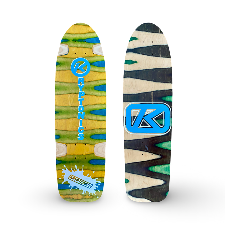 Kryptonics ONE-OF-A-KIND & HAND-PAINTED CRUISER Deck or Complete 8.5”x31” (1 of 1)
