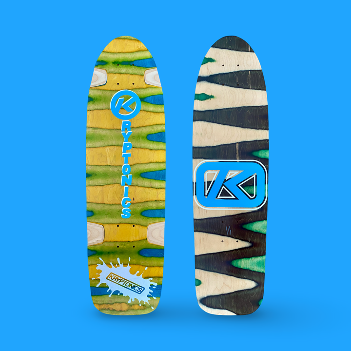 Kryptonics ONE-OF-A-KIND & HAND-PAINTED CRUISER Deck or Complete 8.5”x31” (1 of 1)