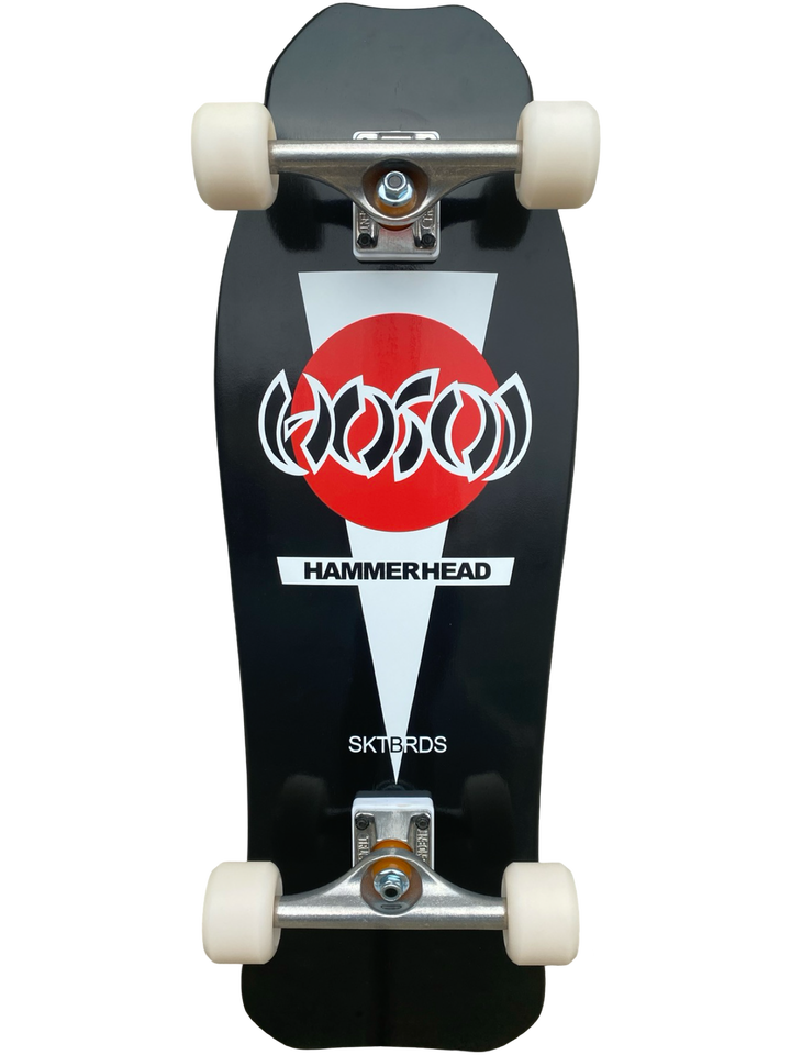 Hosoi Hammerhead Double Kick Black 10.25" Complete Skateboard