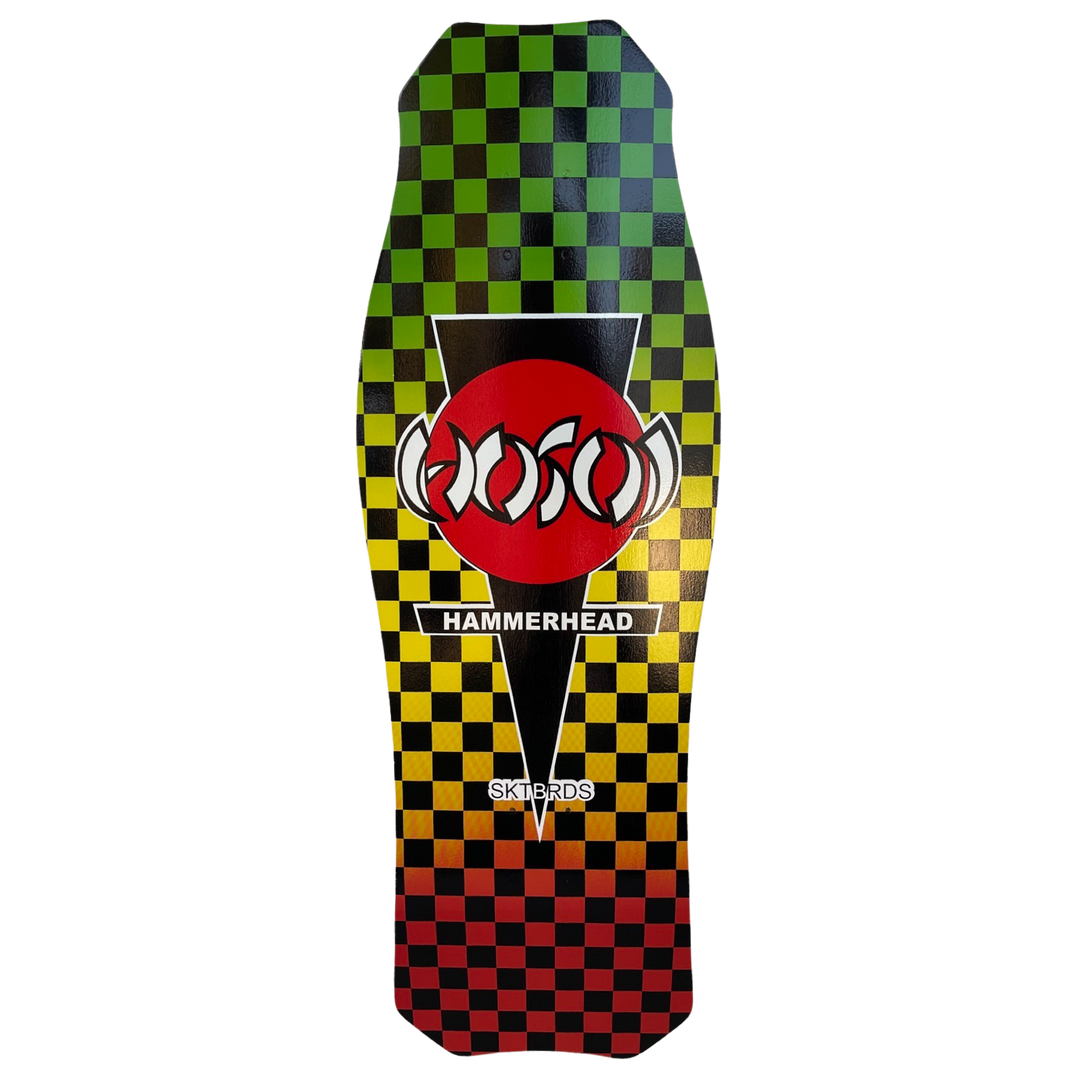 Hosoi O.G. Hammerhead Rasta Checkerboard 10.5