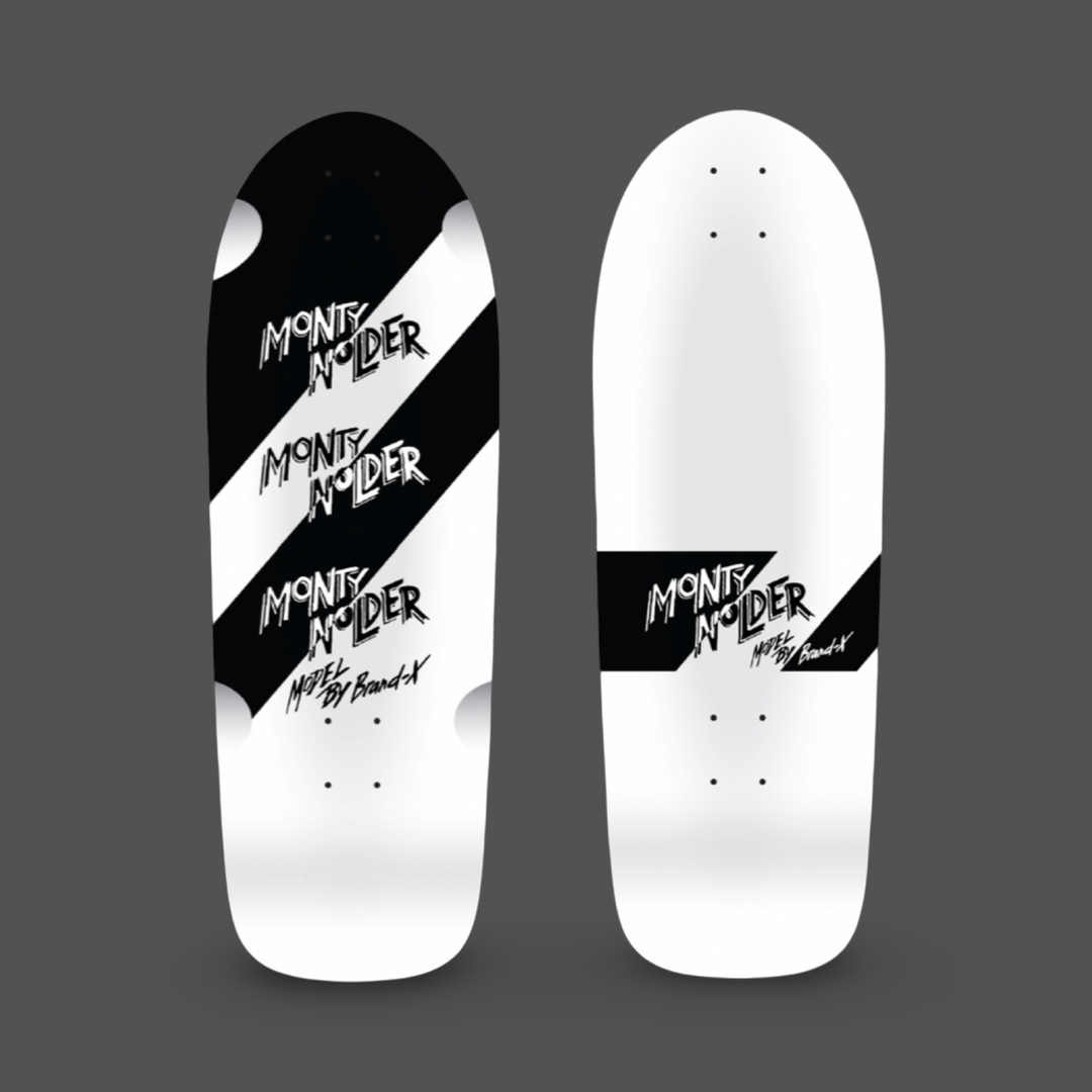 Monty Nolder Deck 10”x30” HAND-PAINTED