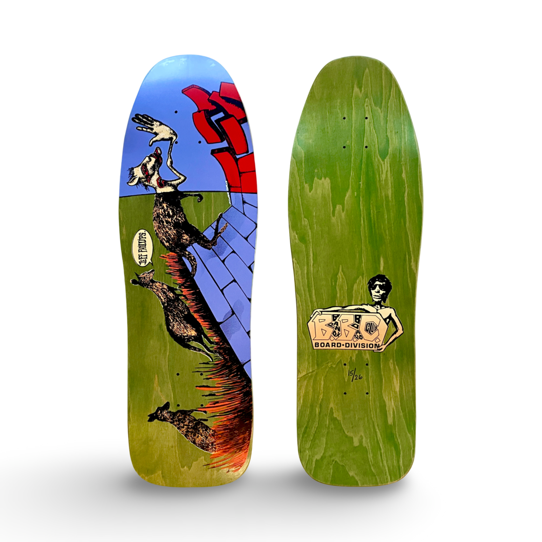 Jeff Phillips Kangaroo Limited Edition BBC Deck, HAND-PAINTED 10