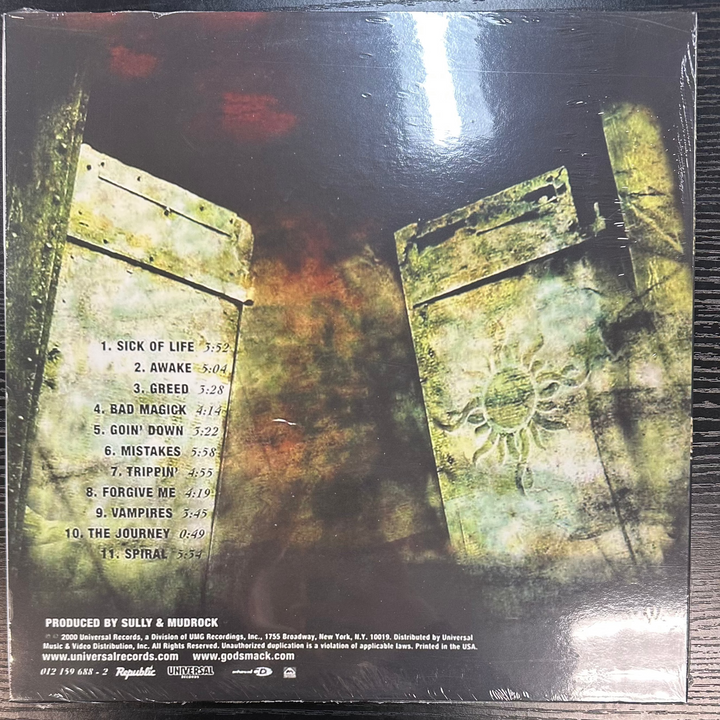 GODSMACK - AWAKE Vinyl LP Record *Unofficial Release*