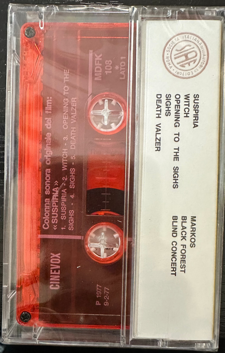 GOBLIN - SUSPIRIA - OST & SCORE CASSETTE *UNOFFICIAL RELEASE*