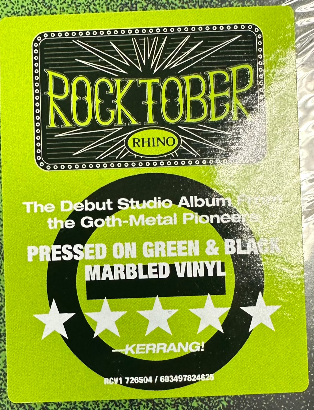 Type O Negative - Slow, Deep And Hard 2x (Green/Black Marble Color Vinyl) LP Record