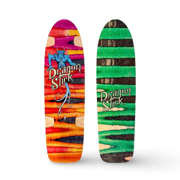 Dragon Stick ONE-OF-A-KIND & HAND-PAINTED CRUISER Deck 8.5”x31” (1 of 1)