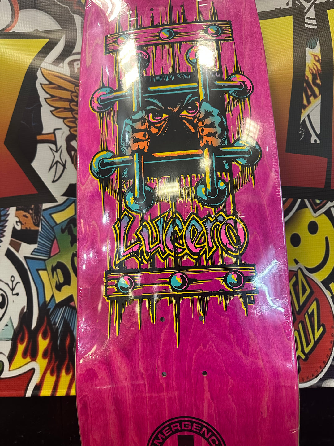 BLACK LABEL JOHN LUCERO OG BARS 10" SKATEBOARD DECK