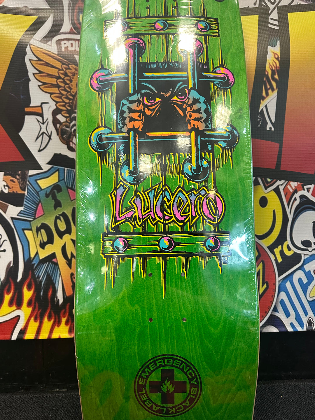 BLACK LABEL JOHN LUCERO OG BARS 10" SKATEBOARD DECK