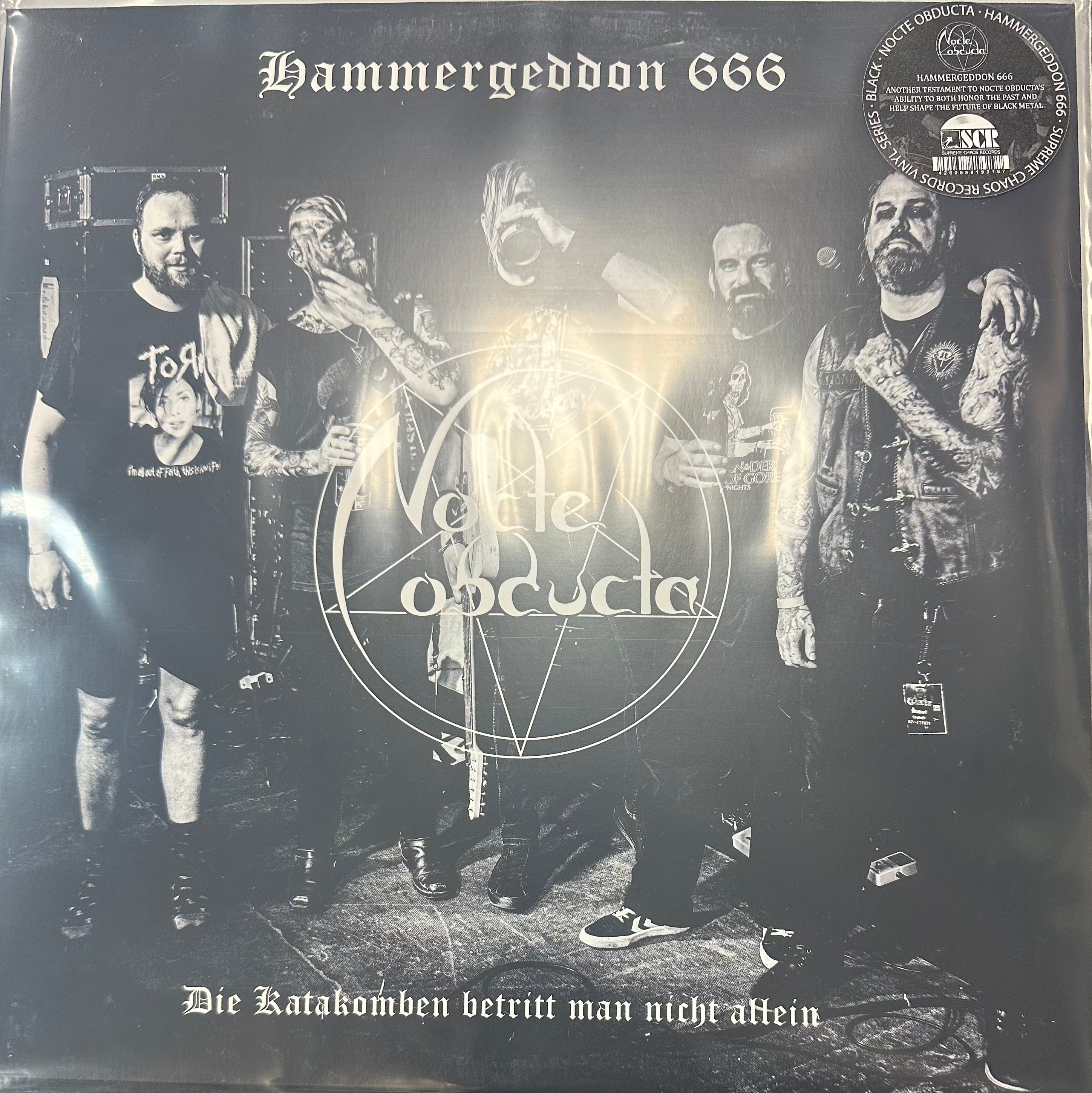 Nocte Obducta - Hammergeddon 666 Vinyl LP Record – The Dark Slide Nocte Obducta - Hammergeddon 666 Vinyl LP Record – The Dark Slide