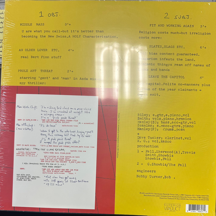 Fall, The - Slates Vinyl LP Record