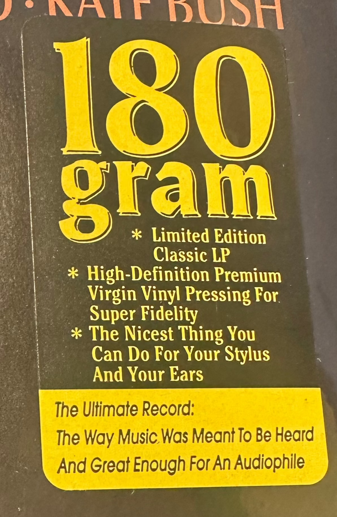 Kate Bush - The Sensual World [180 Gram] Vinyl LP Record