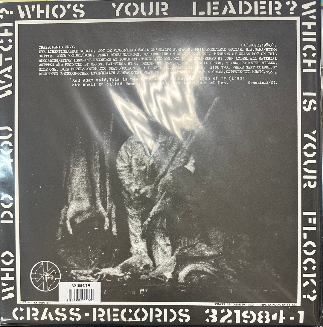 Crass – Penis Envy [180 Gram] Vinyl LP Record