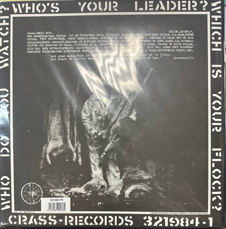Crass – Penis Envy [180 Gram] Vinyl LP Record