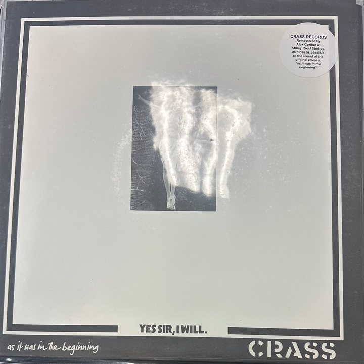 Crass – Yes Sir, I Will Vinyl LP Record