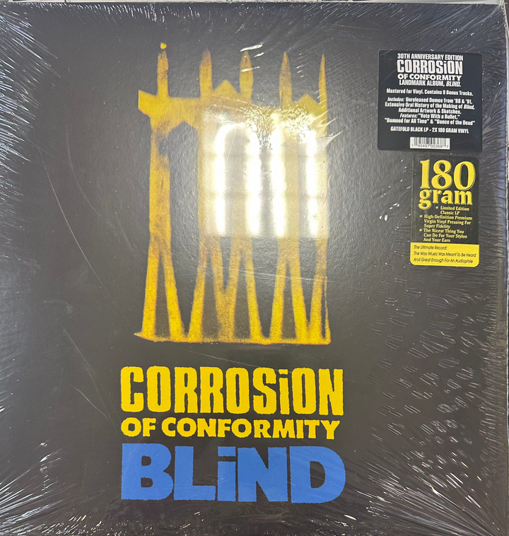CORROSION OF CONFORMITY - Blind [30th Anniversary] 2X Vinyl LP Record