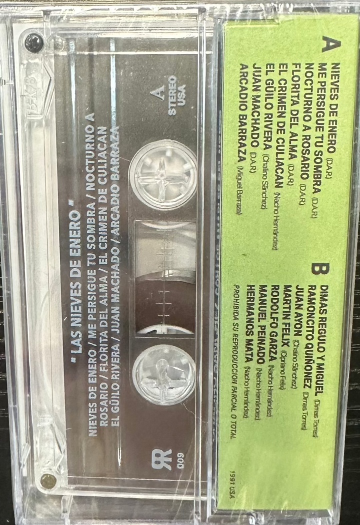 SANCHEZ, CHALINO - Las Nieves De Enero Cassette *Unofficial Release*