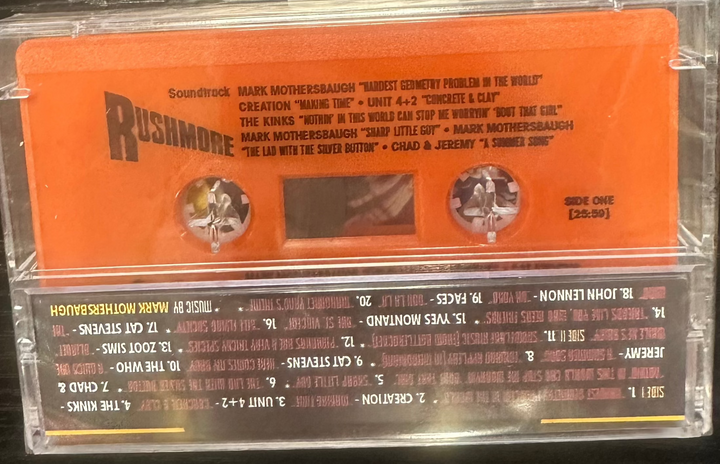 Rushmore - OST & SCORE CASSETTE *UNOFFICIAL RELEASE*