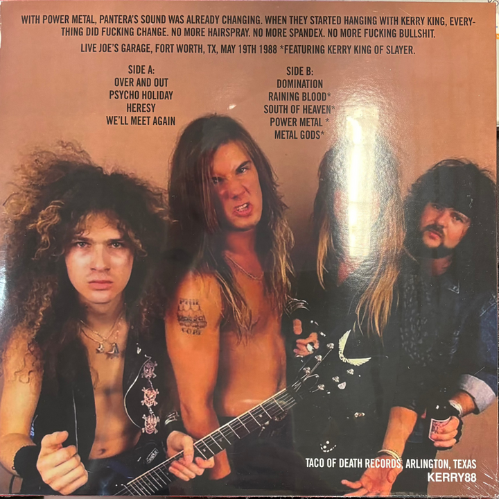 Pantera (With Kerry King) – Where It All Began Vinyl LP Record *Unofficial Release*