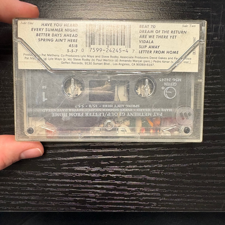 Pat Metheny Group - Letter From Home Cassette *USED 1989 RELEASE*