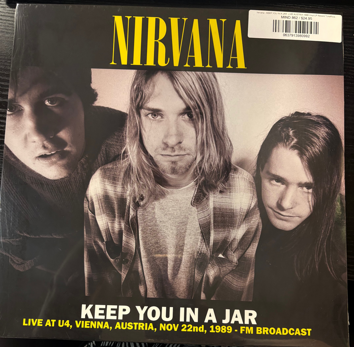 NIRVANA - KEEP YOU IN A JAR: LIVE AUSTRIA 1989 Vinyl LP Record *Unofficial Release*