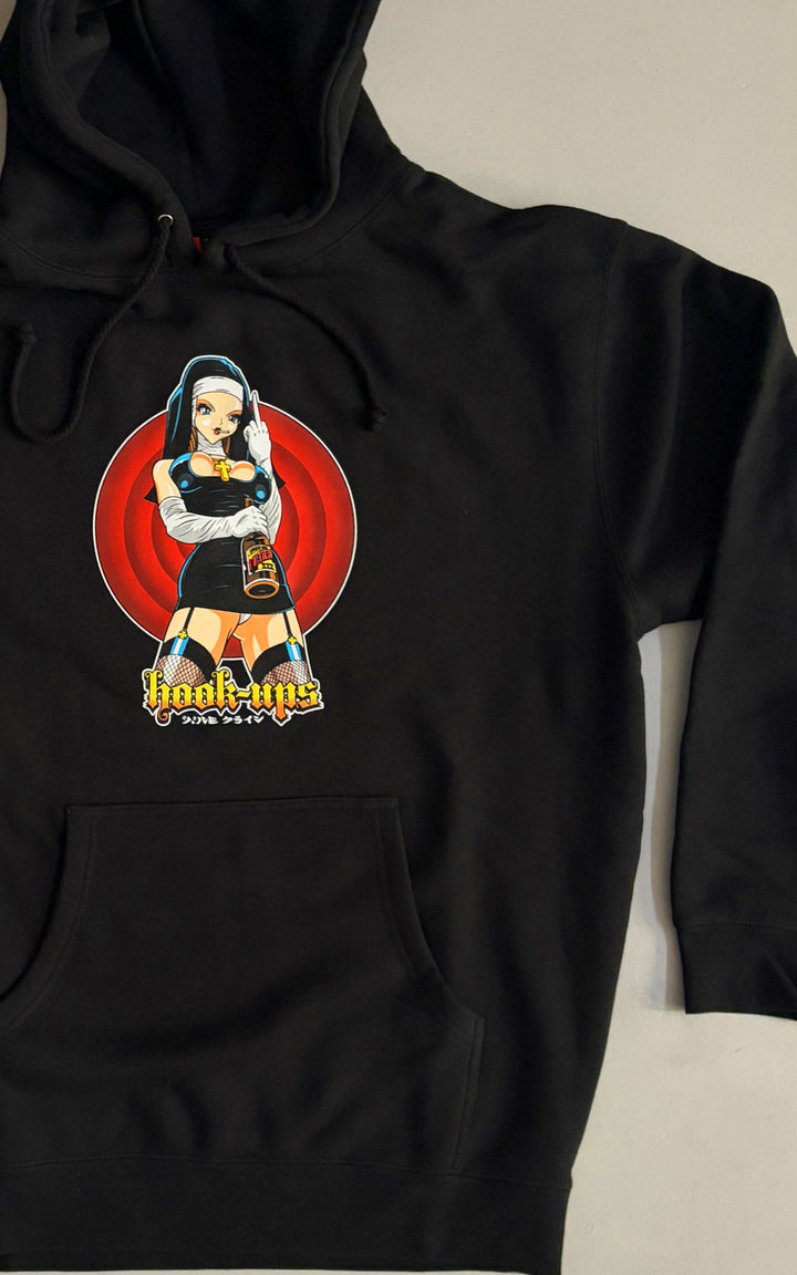 Hook Ups Evil Nun Hooded Sweatshirt