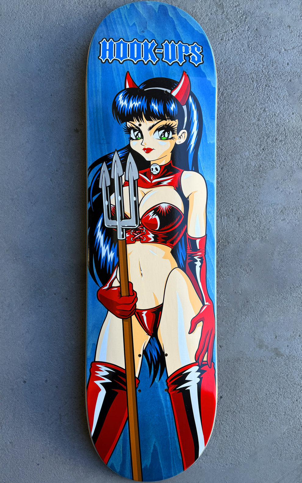 Hook Ups Devil Girl Original 8.5" Skateboard Deck