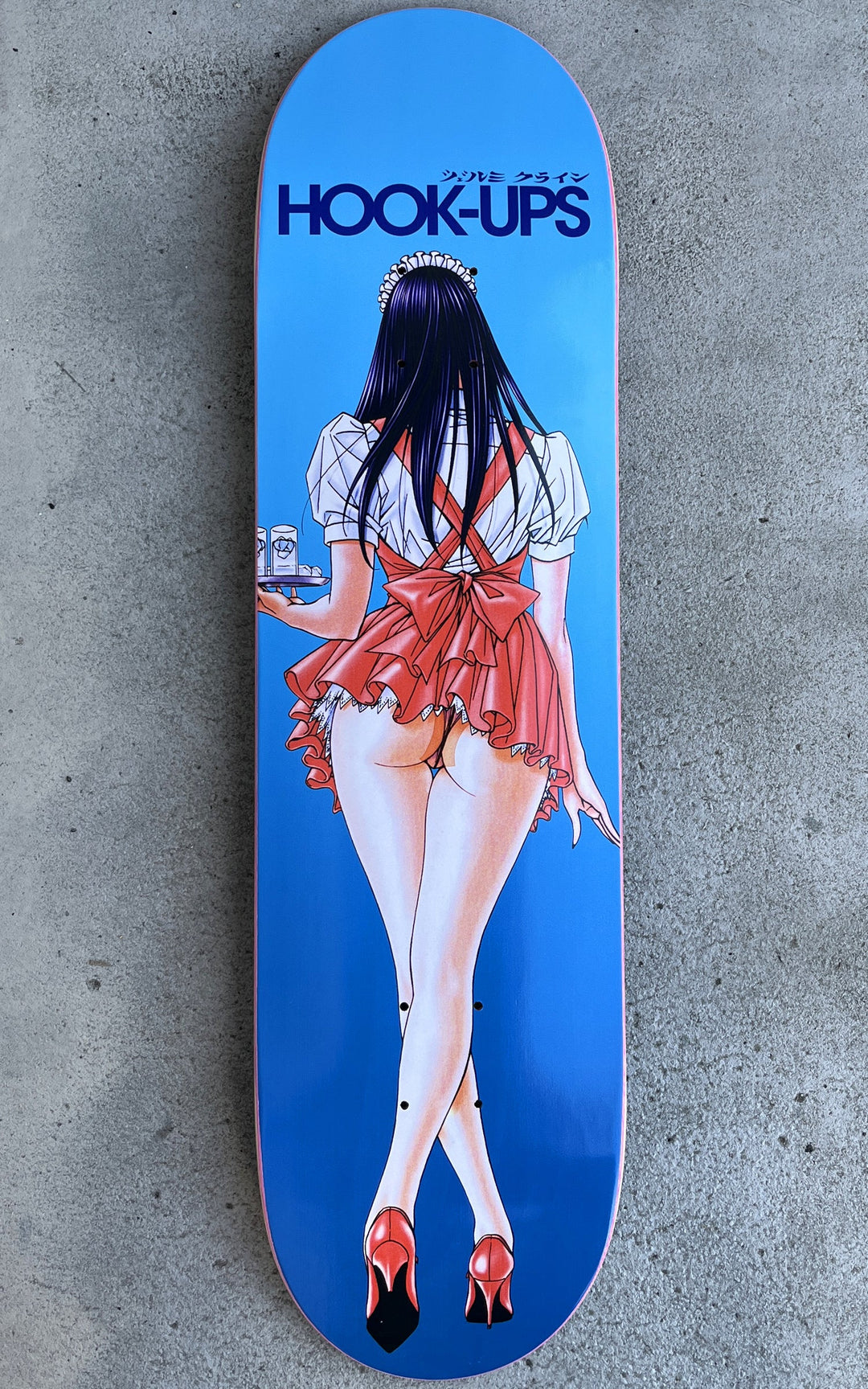Hook Ups A Waitress In Trouble 8" Skateboard Deck