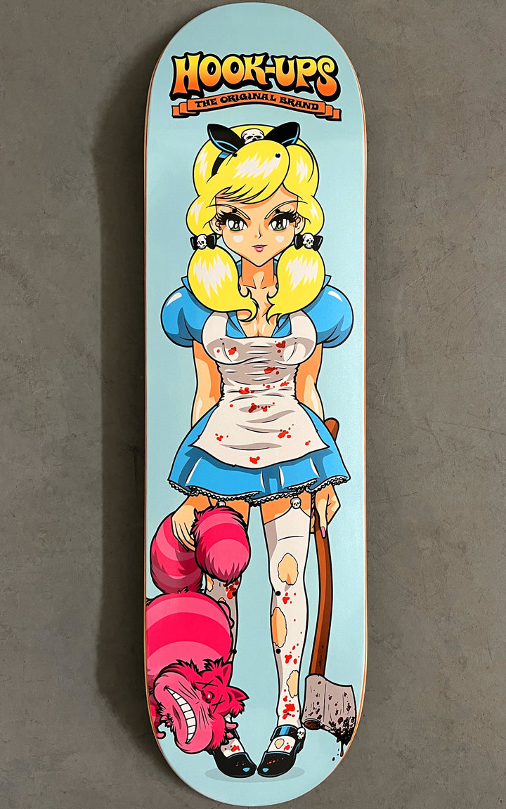 Hook Ups Evil Alice 8.5" Skateboard Deck