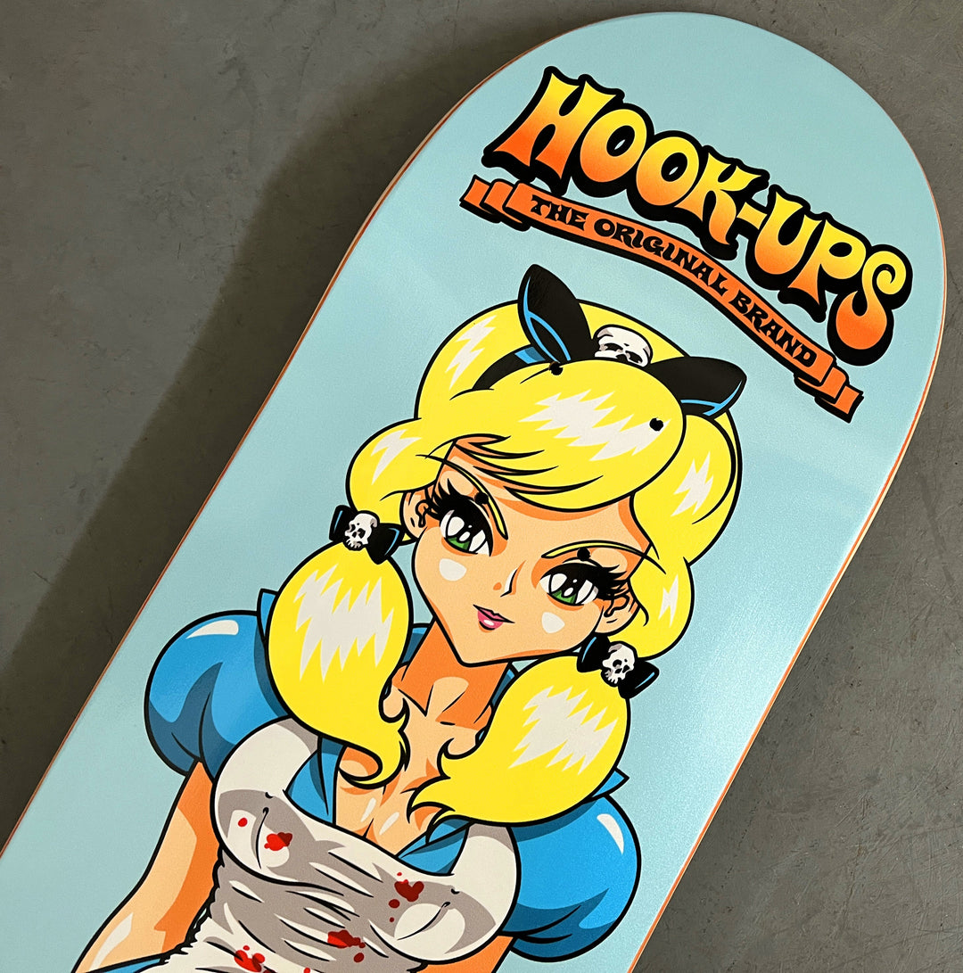 Hook Ups Evil Alice 8.5" Skateboard Deck
