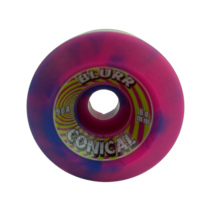 VISION Blurr 60mm 96A Swirl Pink/Purple Skateboard Wheels