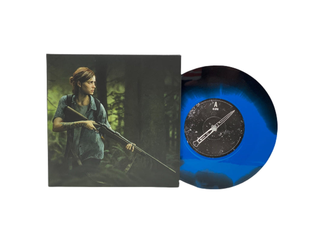 The Last of Us Part II (Limited Edition Blue w/ Black Swirl 7" Vinyl)