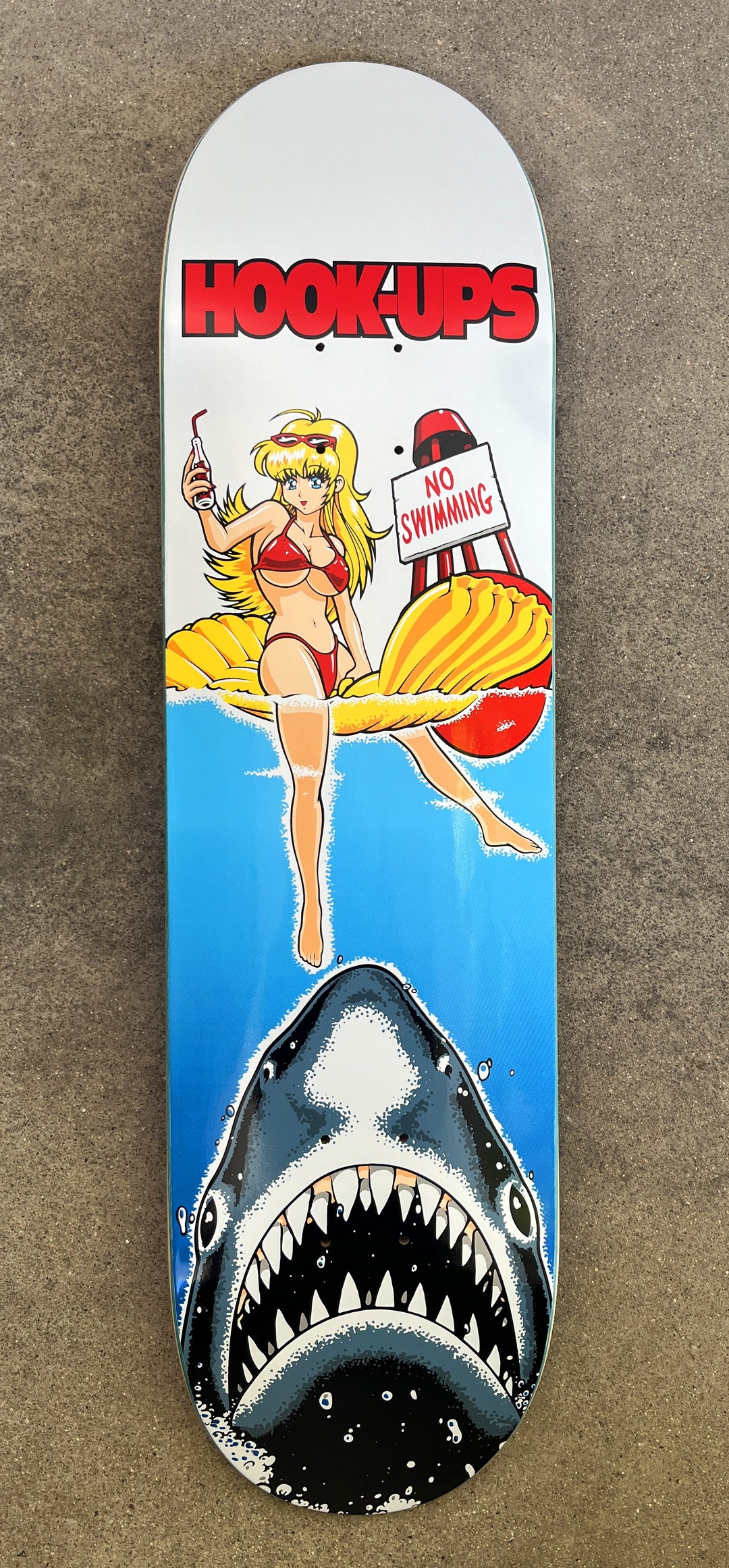 Hook Ups No Swimming 8.25" Skateboard Deck
