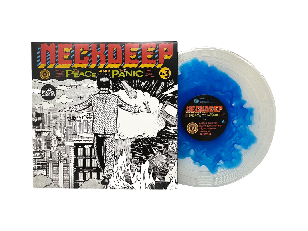 Neck Deep - The Peace and the Panic (Limited Edition Blue Inside Clear Colored Vinyl)