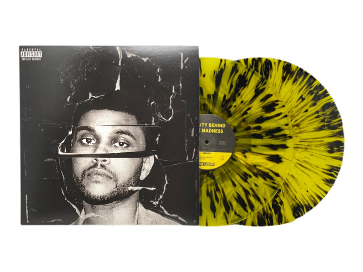The Weeknd Beauty Behind the Madness (Yellow and Black Splatter 5 Year Anniversary Edition Double LP)