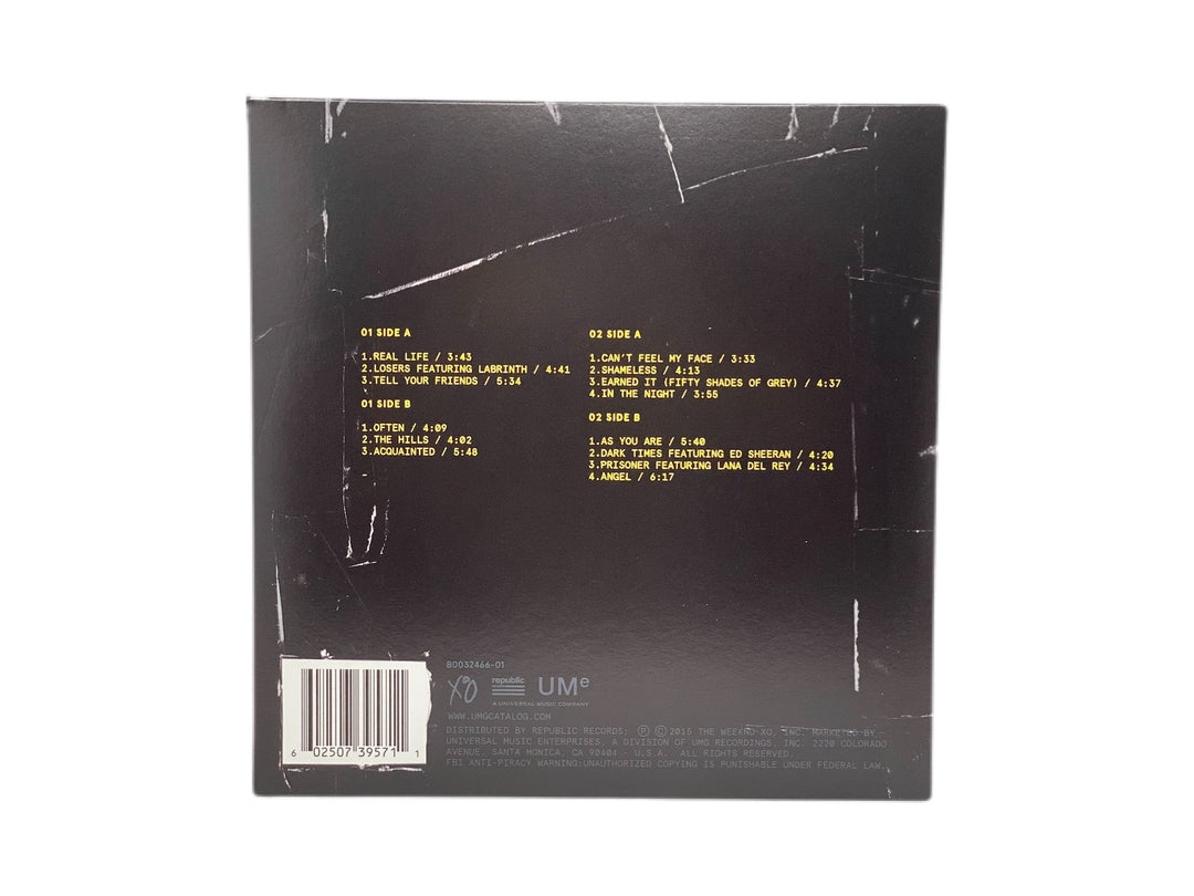 The Weeknd Beauty Behind the Madness (Yellow and Black Splatter 5 Year Anniversary Edition Double LP)