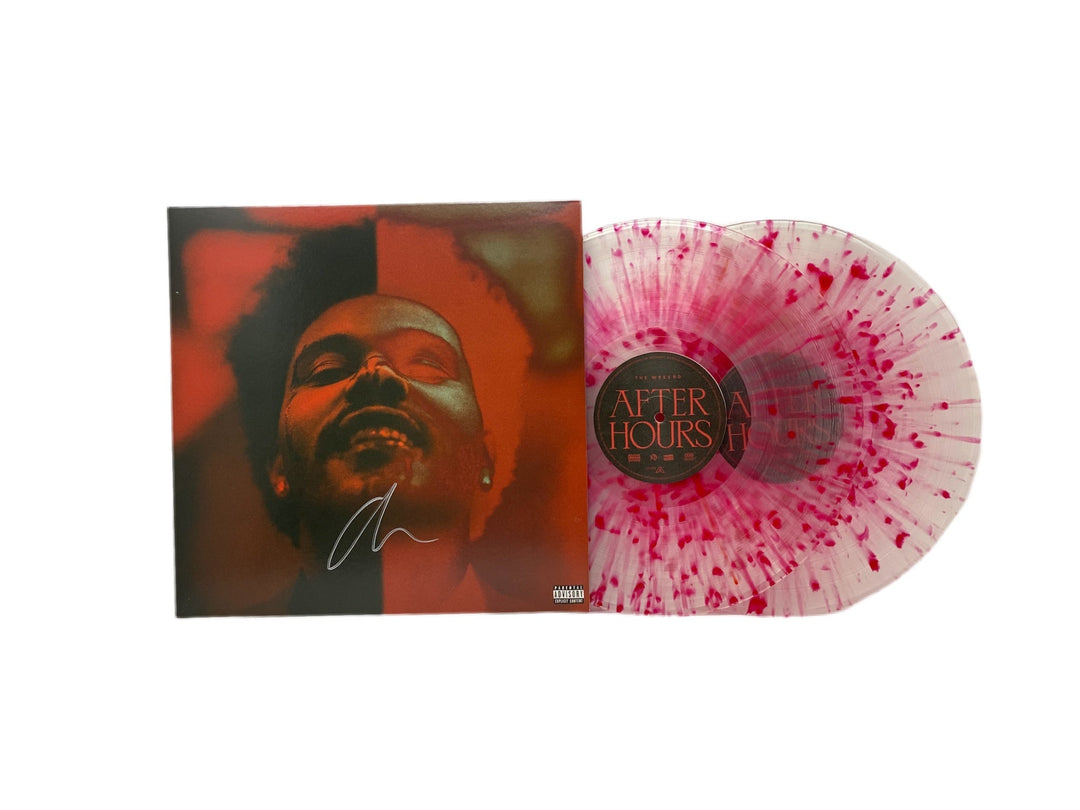 The Weeknd - After Hours ( Autographed Red Splatter Vinyl)
