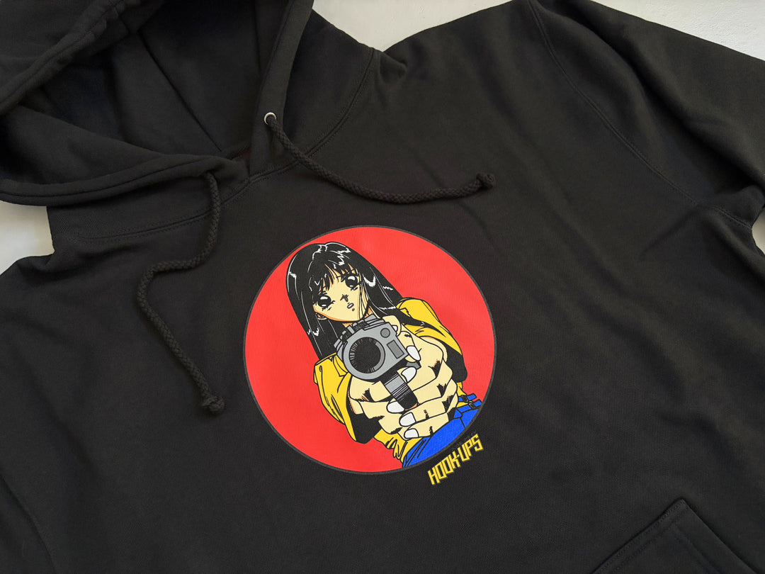 Hook Ups Barrel Of A Gun Hooded Sweatshirt