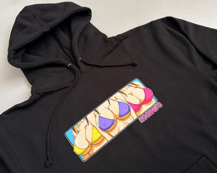 Hook Ups 3 Girls Hooded Sweatshirt